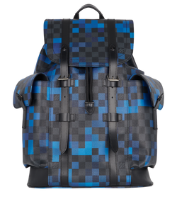 Christopher Backpack,Canvas,Pixel Damier Ebene,TR5118/E,3*